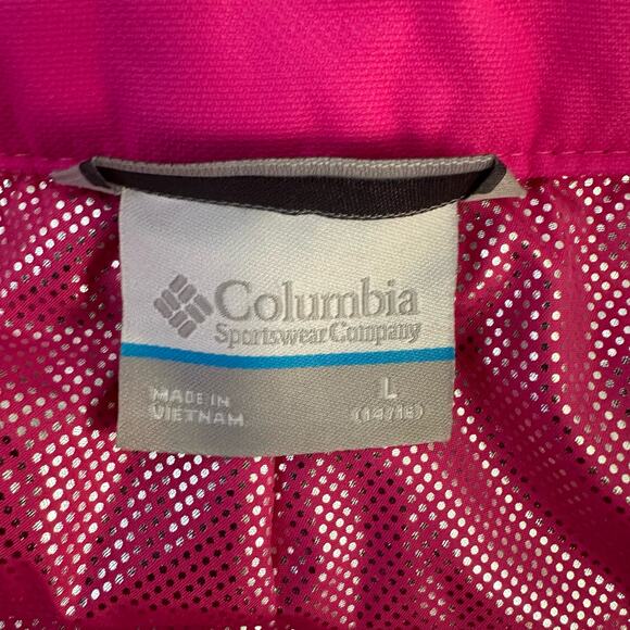 Columbia Kids Girls size Large 14 16 Bugaboo II Insulated Ski Pants Pink Nylon - Picture 9 of 11